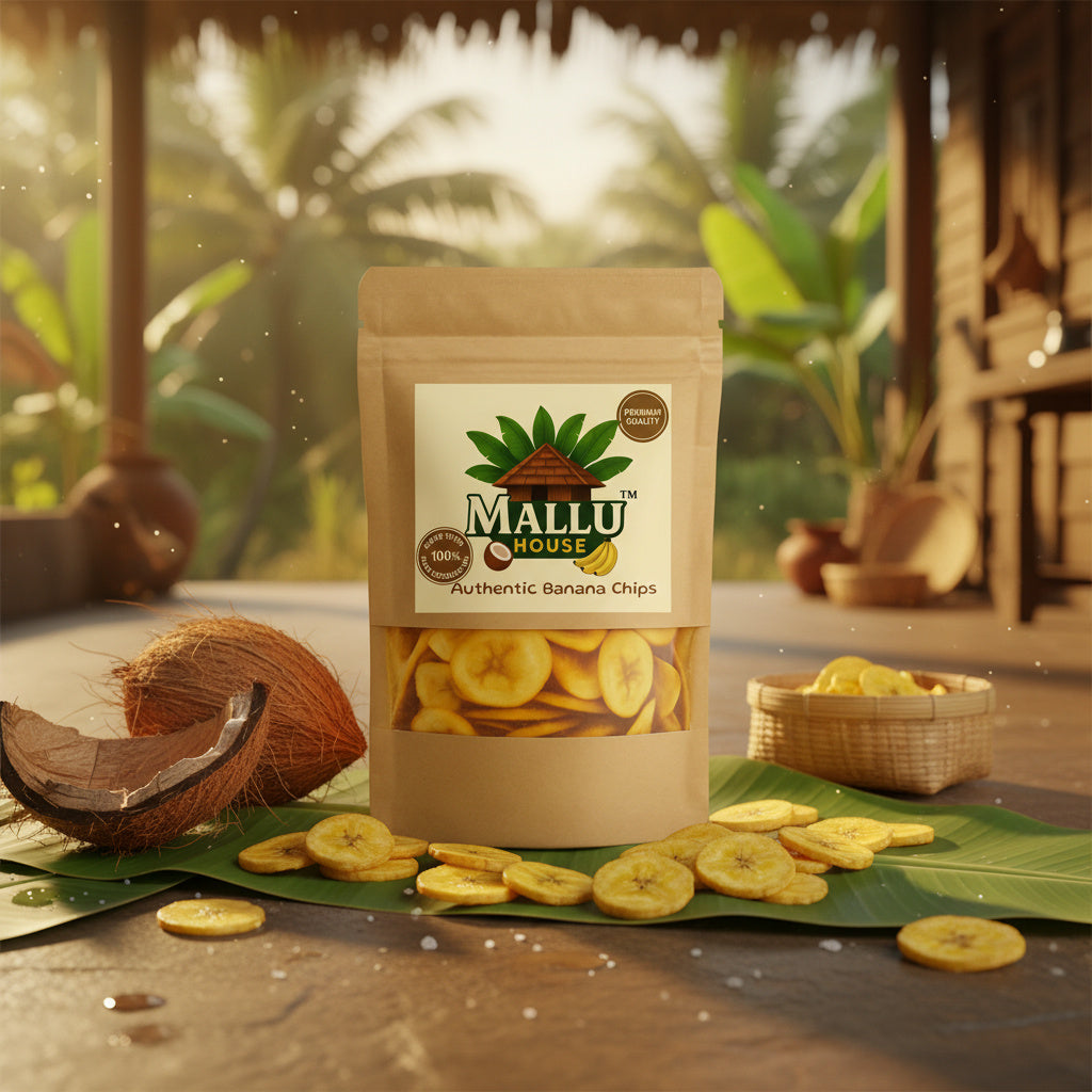 Banana Chips (Savoury) - Fresh & Authentic from Kerala