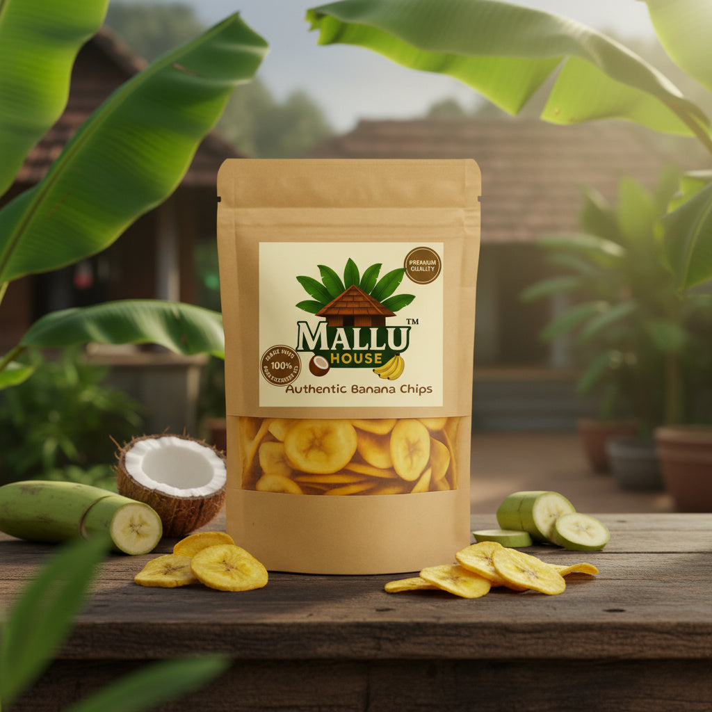 Banana Chips (Sweet) - Fresh & Authentic from Kerala